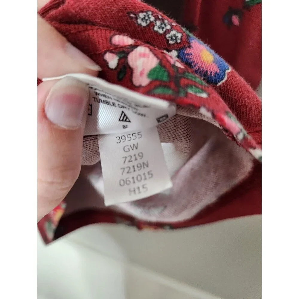 HANNA ANDERSSON Red Floral Pajamas